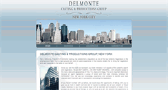 Desktop Screenshot of delmontecasting.com