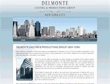 Tablet Screenshot of delmontecasting.com